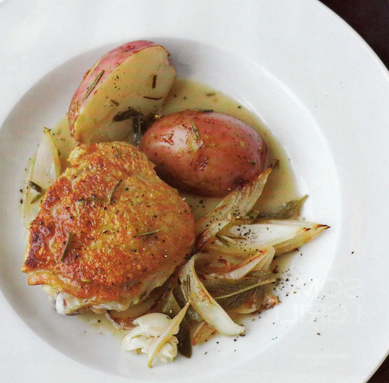 Braised Garlic and Sage Chicken