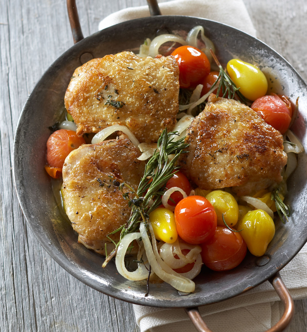 Garlic Chicken With Roasted Tomatoes