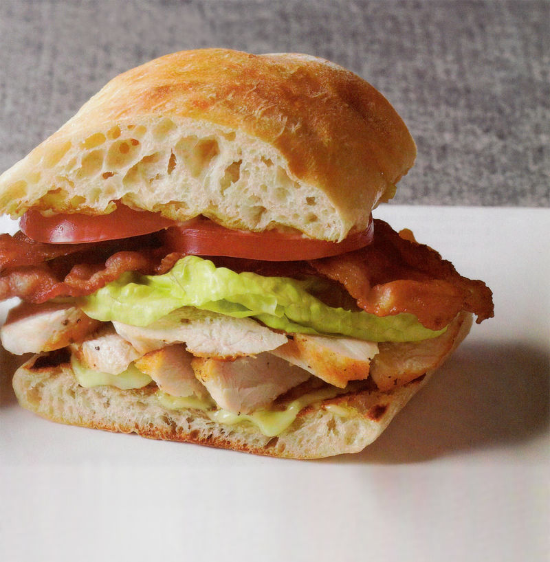 Warm BLT With Chicken