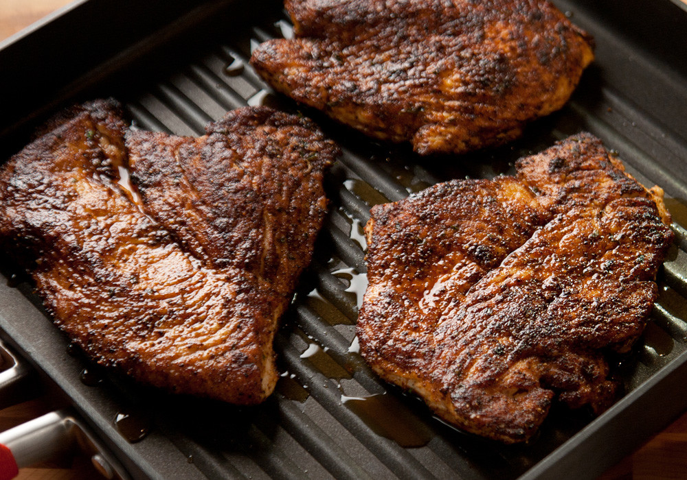 Pan Seared Turkey Chops