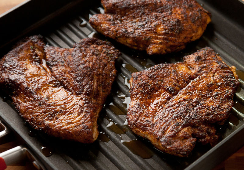 Pan Seared Turkey Chops